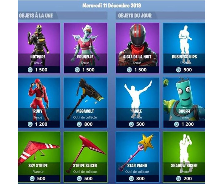 Fortnite Tienda Del De Diciembre Millenium