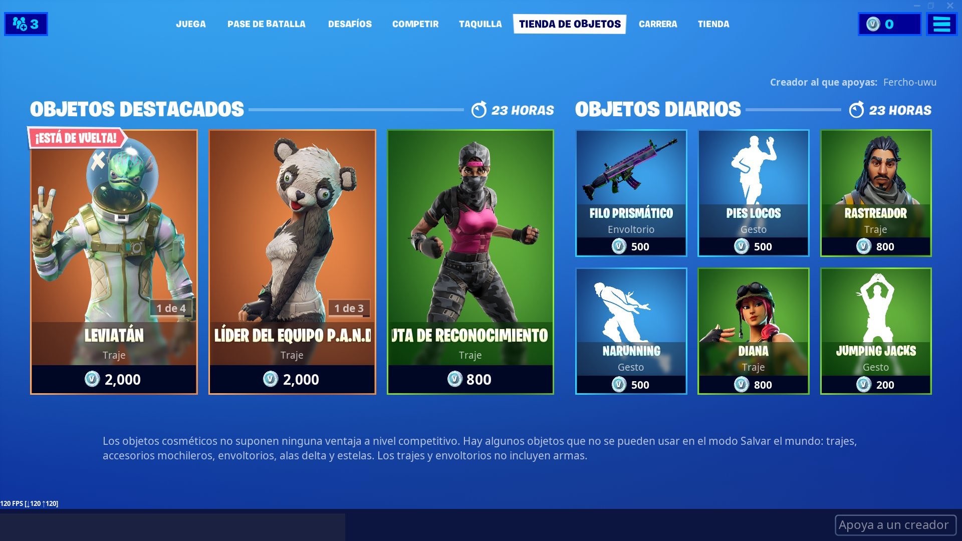 Fortnite Tienda Del 20 De Noviembre Millenium