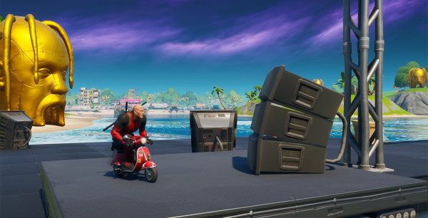 Fortnite x Travis Scott: Visita el escenario al norte de Arenas Ardientes, desafío Astronomical