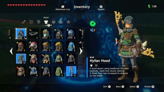 Guía de Zelda BotW: Cómo conseguir la Conjunto Hyliano