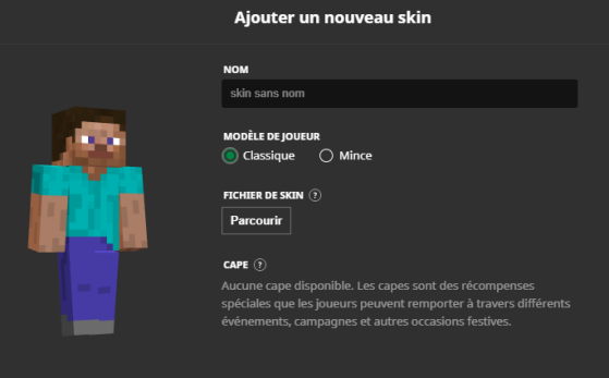 Cómo cambiarte la skin en Minecraft Java Edition
