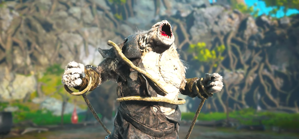 Lupa-Lupin fracasando en combate - Biomutant
