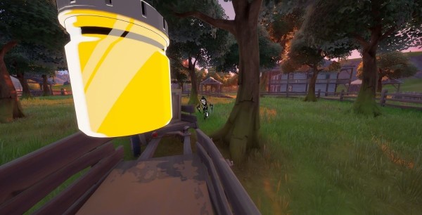 Fortnite: Encuentra frascos de color naranja calabaza en El Huerto, desafío de Atunado