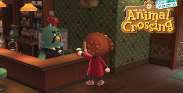 Animal Crossing: Compra café para llevar en la cafetería de Fígaro