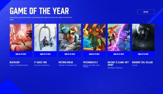 Estos son los 6 juegos nominados a Juego del Año en los The Game Awards 2021