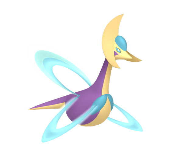 Cresselia en forma shiny - Pokémon Diamante Brillante / Perla Reluciente