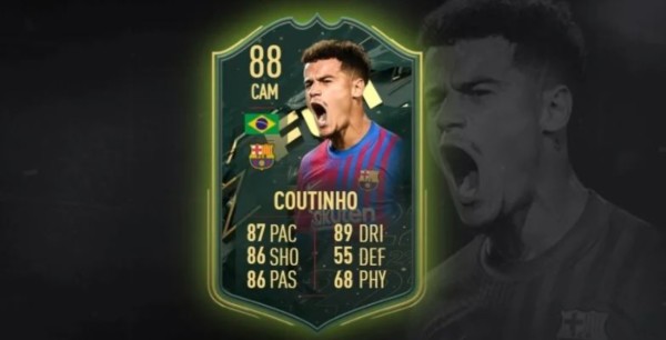 FIFA 22 Phillipe Coutinho Wildcard SBC, soluciones baratas al desafío del brasileño, con 88 de media