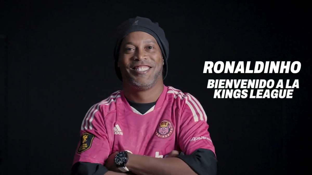 Ronaldinho se vuelve a vestir de corto en la Kings League: “Que