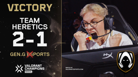 Valorant: Un triunfo que muestra una cara distinta, Team Heretics sorprende a GenG y avanza al Top 8 de Champions