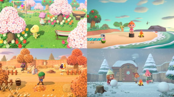 Animal Crossing New Horizons: las estaciones y sus diferencias