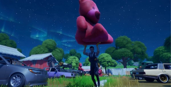 Fortnite, desafíos de Midas: Lleva un oso de peluche rosa gigante en Carretes Comprometidos