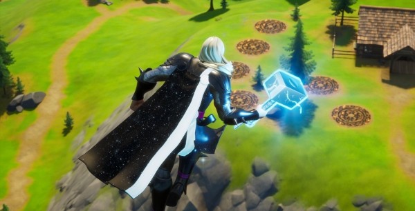 Fortnite: visita las Marcas del Bifrost como Thor, desafío