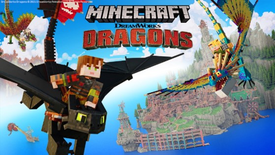 Minecraft anuncia un DLC de Cómo Entrenar a tu Dragón y Dungeons se apunta a los anuncios