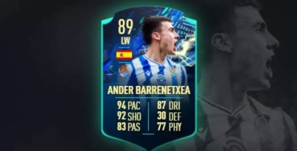 FIFA 21 Ander Barrenetxea TOTS SBC, mejores soluciones para el prometedor futbolista español