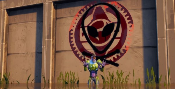 Fortnite: Busca una pared con un grafiti en Hidro 16 o cerca de Rincón Rencoroso, desafío Semana 2