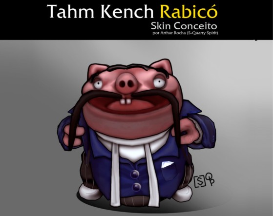 Tahm Kench, como un personaje de la misma serie (vía Arthur Gomes) - League of Legends