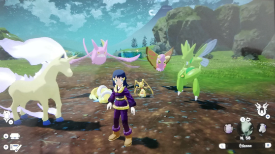 Captura de pantalla de Kyarmak (Mención especial al Insector llamado Étienne) - Leyendas Pokémon: Arceus