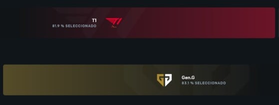 T1 y Gen.G son los favoritos de la comunidad para las semifinales - League of Legends