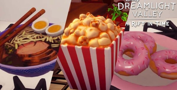 Recetas del DLC Disney Dreamlight Valley: la lista completa de platos agregados en la expansión “A Rift in Time”