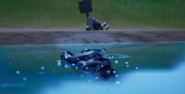 Fortnite: Nada en varias zonas con señales de "Prohibido nadar", desafío