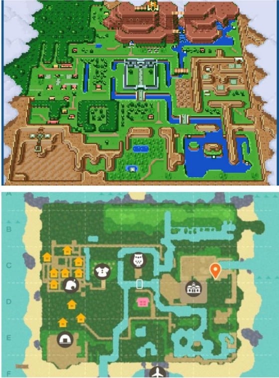 La isla de Hyrule de A Link To The Past en Animal Crossing por VaynMaanen - Animal Crossing: New Horizons