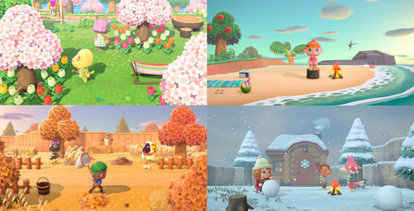 Animal Crossing: New Horizons: las estaciones y sus diferencias
