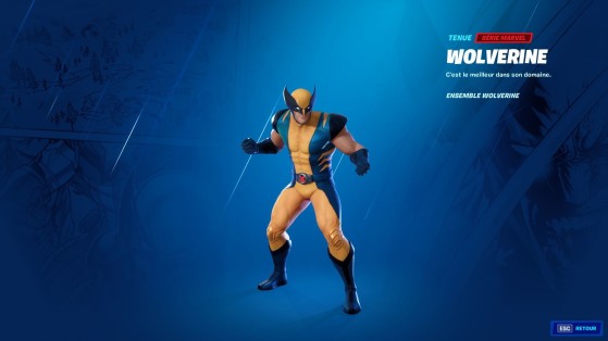 Wolverine - personaje. - Fortnite : Battle royale
