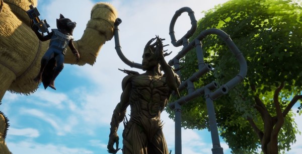 Fortnite: Monumento a la amistad, usa un gesto, desafío del Despertar de Groot