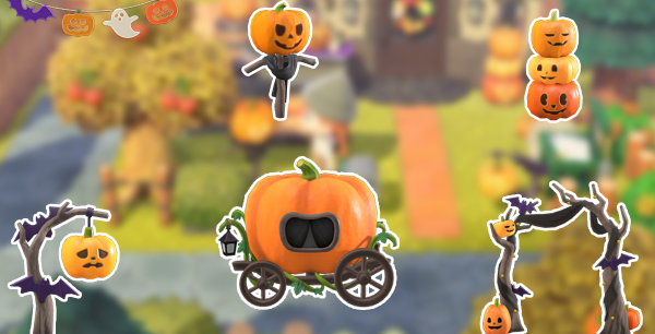 Animal Crossing New Horizons: Lista de muebles de la colección Espeluznante, calabazas por Halloween