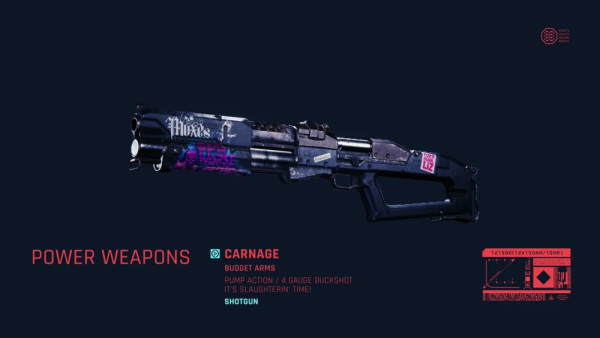 Constitutional Arms - Cyberpunk 2077