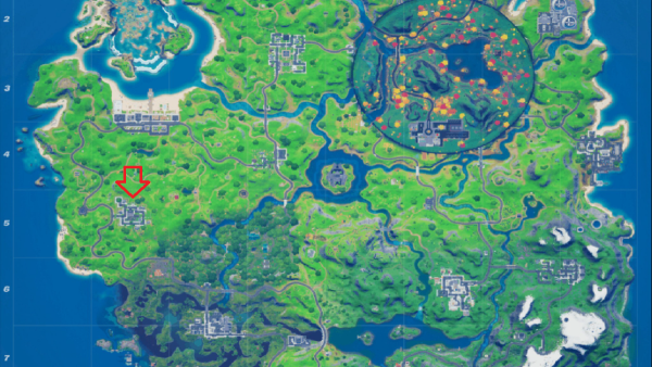 Ubicación de Setos Sagrados - Fortnite : Battle royale