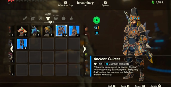 Guía de Zelda BotW: Cómo conseguir el conjunto ancestral