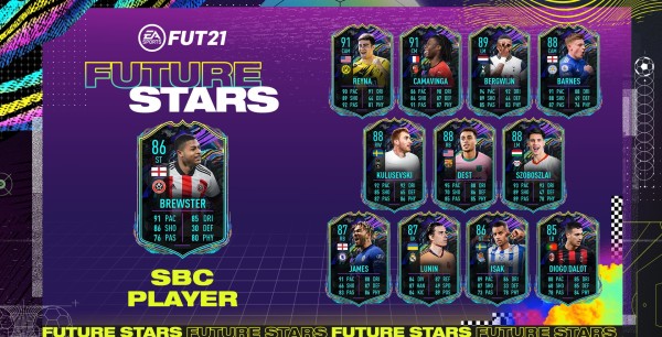 FIFA 21: Como conseguir el SBC de Rhian Brewster Future Stars, requisitos, precio y recompensas