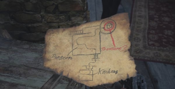 Resident Evil Village: Como resolver el mapa del tesoro del Castillo Dimitrescu