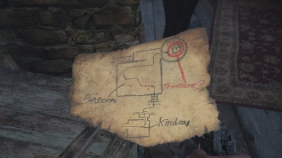 Resident Evil Village: Como resolver el mapa del tesoro del Castillo Dimitrescu