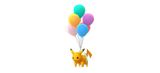 Pikachu globo brillante - Pokémon GO