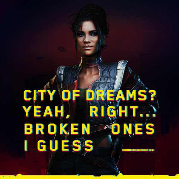 Este podría ser el eslogan oficial de Cyberpunk 2077. - Cyberpunk 2077