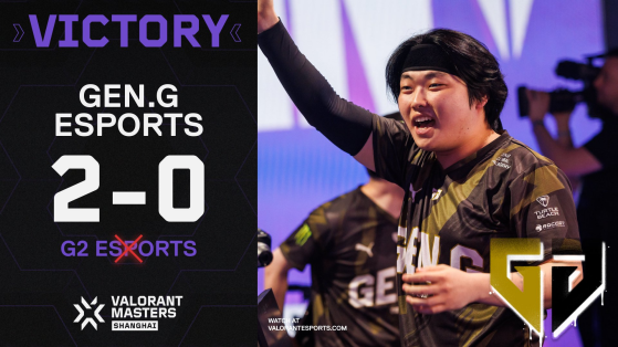Valorant: Una venganza aplastante, GenG consigue una victoria 2-0 ante G2 y se convierte en el primer finalista de Masters Shanghai