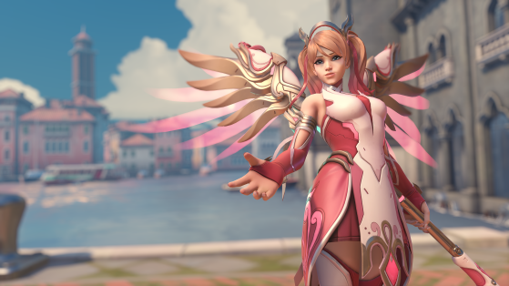 Overwatch 2: Regresa una skin con causa muy querida por la seguridad, la Mercy Rosa vuelve al juego para apoyar a la investigación del cáncer de mama