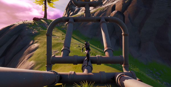 Fortnite: Baila en el hombre tubería, el hombre de paja, y una cabaña de madera, desafío