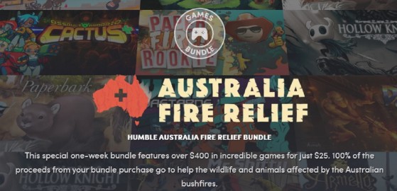 La comunidad gamer demuestra su solidaridad con los incendios australianos