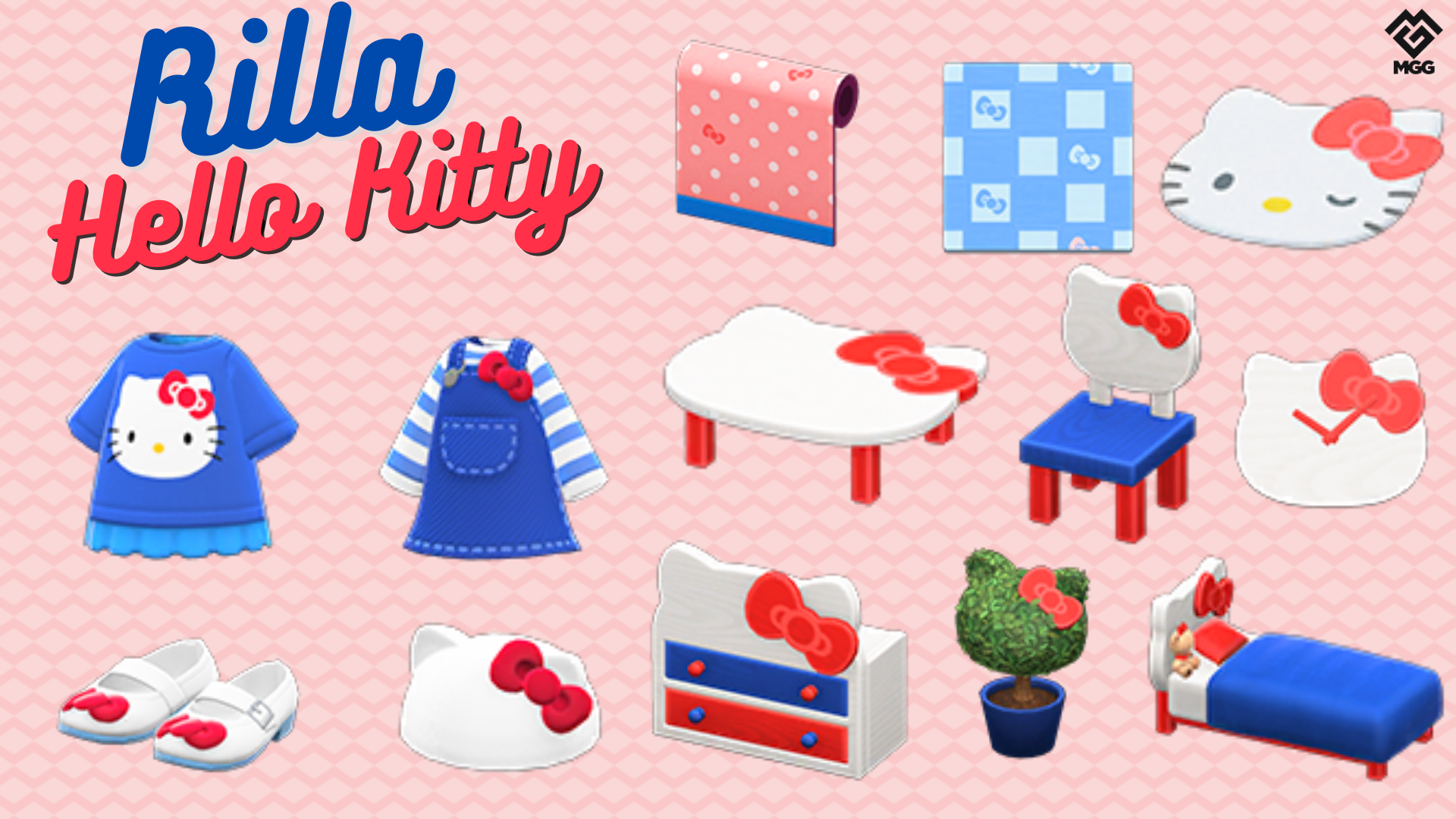 Animal Crossing New Horizons Todos los muebles nuevos de Sanrio