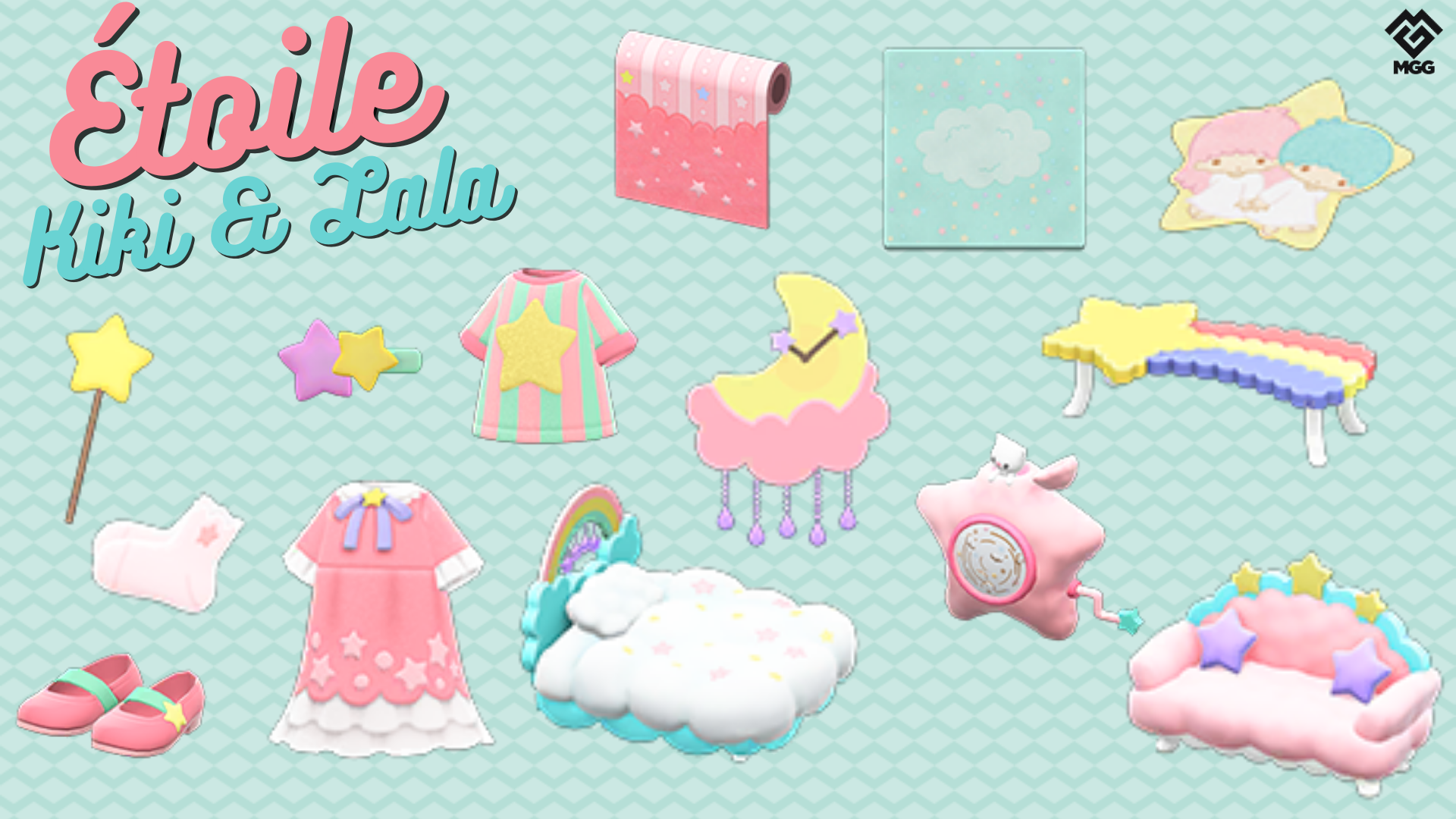 Animal Crossing New Horizons Todos los muebles nuevos de Sanrio