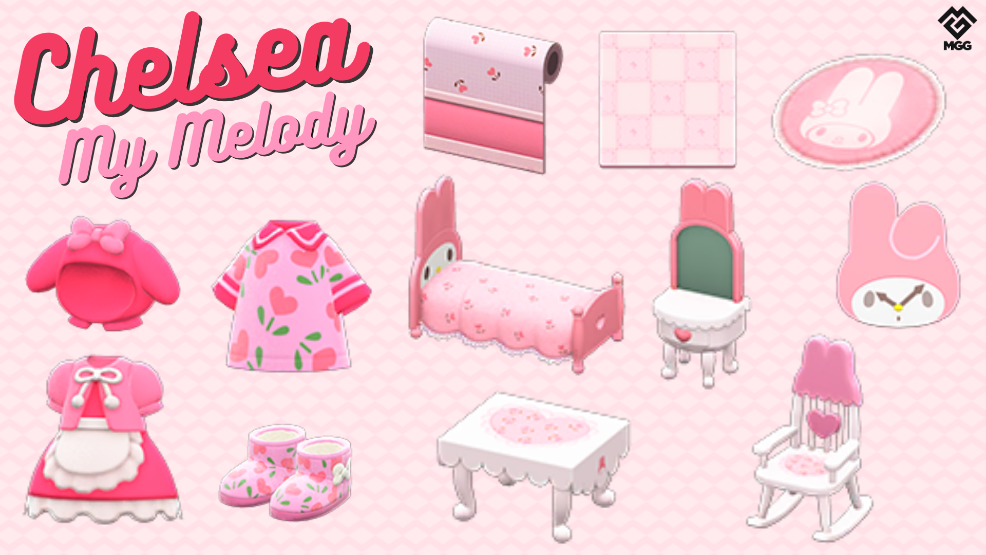 Animal Crossing New Horizons Todos los muebles nuevos de Sanrio