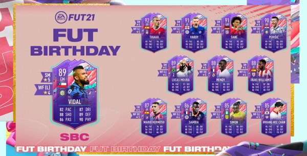FIFA 21: Soluciones baratas al SBC Vidal FUT Birthday en Ultimate Team