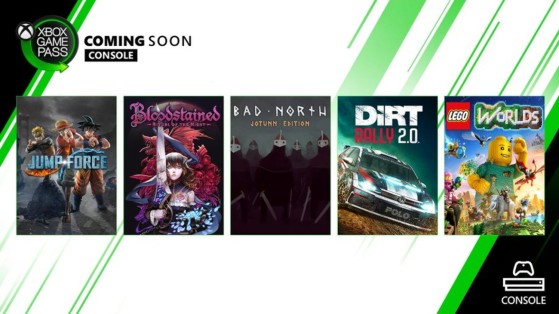 Dirt 2.0, Bloodstained, Jump Force y más se unen a Xbox Game Pass casi ya