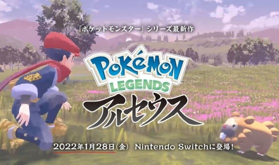 La fecha fue revelada en la web oficial del título - Leyendas Pokémon: Arceus