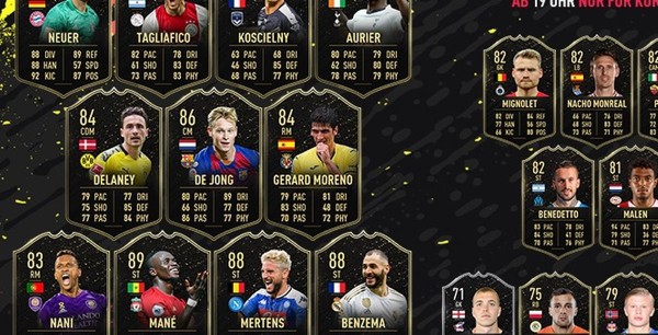 FUT 20: Analizamos el primer TOTW de FIFA 20