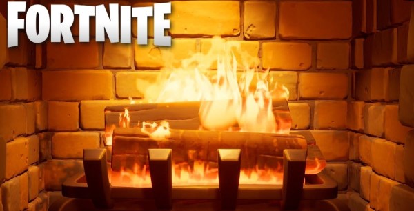 Fortnite: calentamiento en la chimenea de la cabaña calentita, desafío navideño