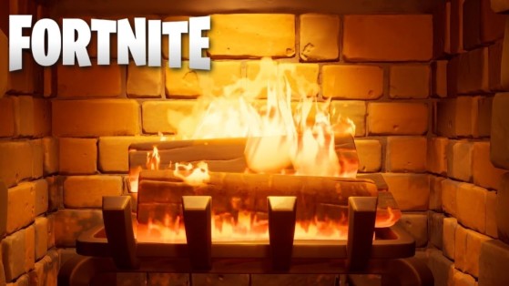 Fortnite: calentamiento en la chimenea de la cabaña calentita, desafío navideño